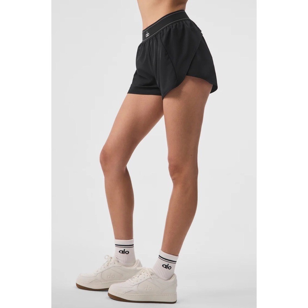 Alo Yoga Match Point Short Black S - Picture 3 of 13